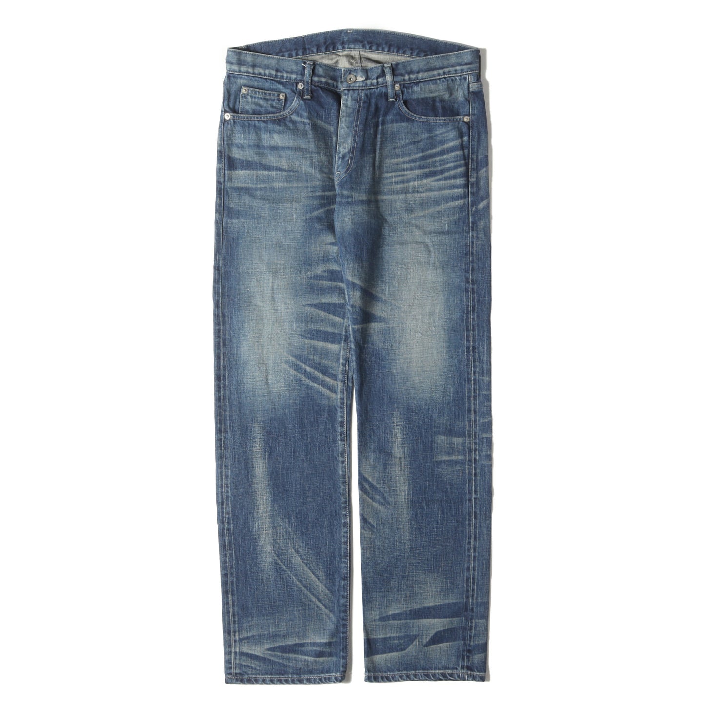 00s ウォッシュド ミディアム デニムパンツ(WASHED. MEDIUM DENIM / 14OZ-PT)