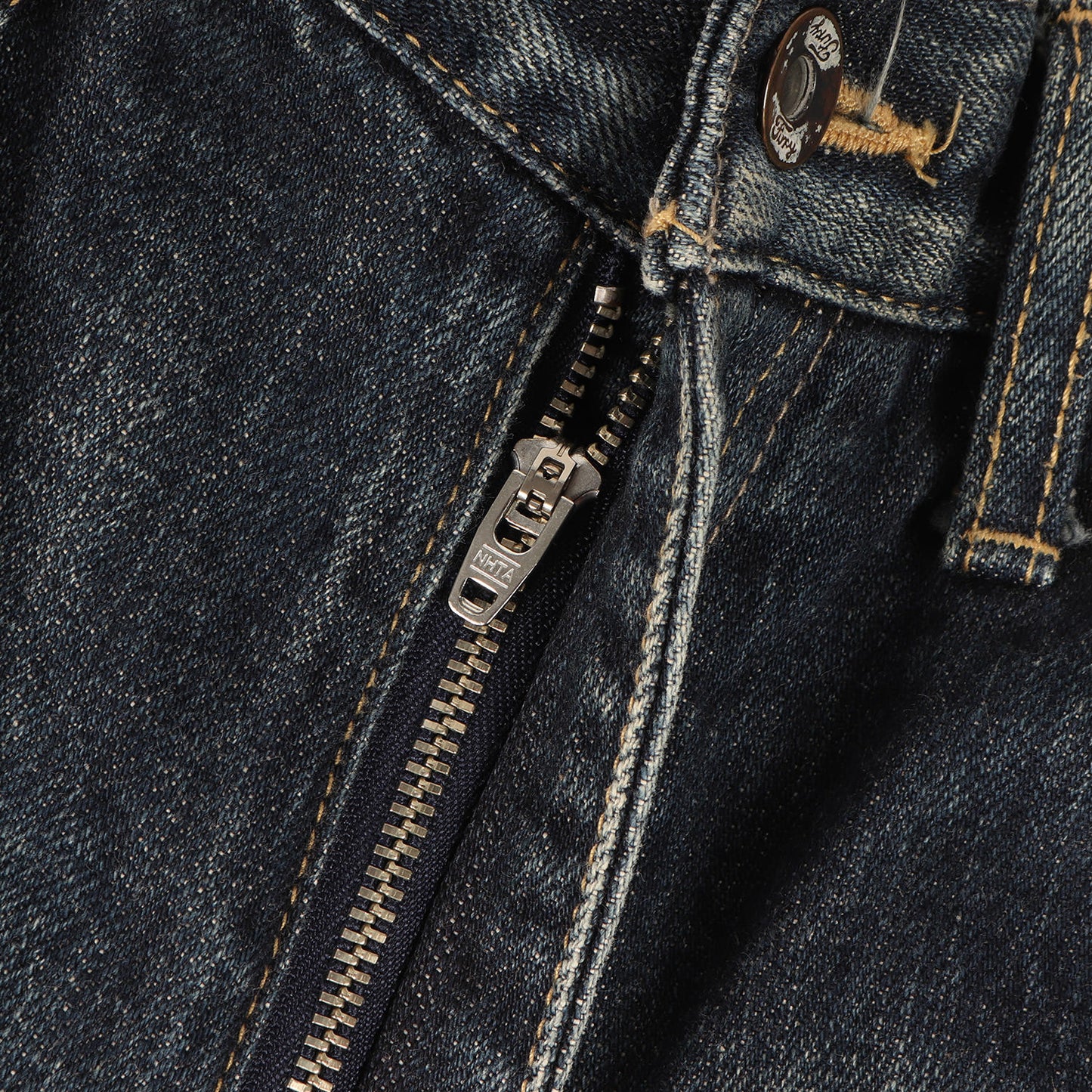 00s ペンキ加工 ディープ ベーシック デニムパンツ(dirt savage WASHED. DEEP BASIC DENIM / 14OZ-PT)