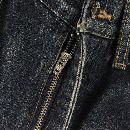 00s ペンキ加工 ディープ ベーシック デニムパンツ(dirt savage WASHED. DEEP BASIC DENIM / 14OZ-PT)