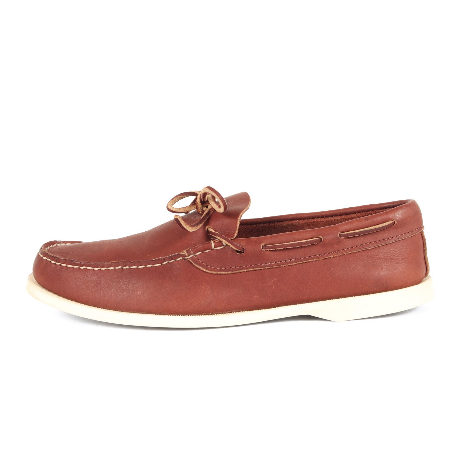 レザー キャンプ モカシンシューズ / デッキシューズ (CAMP MOCCASIN
