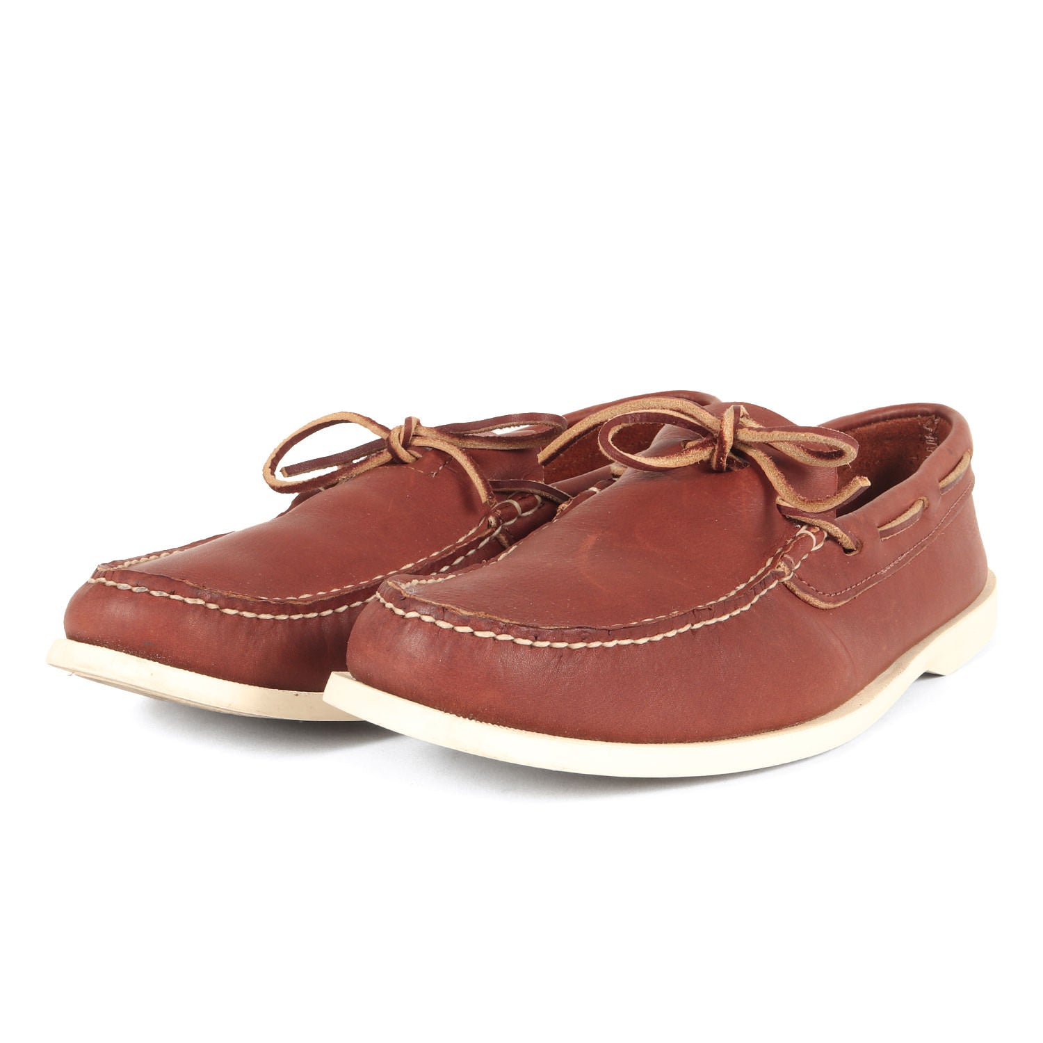 レザー キャンプ モカシンシューズ / デッキシューズ (CAMP MOCCASIN
