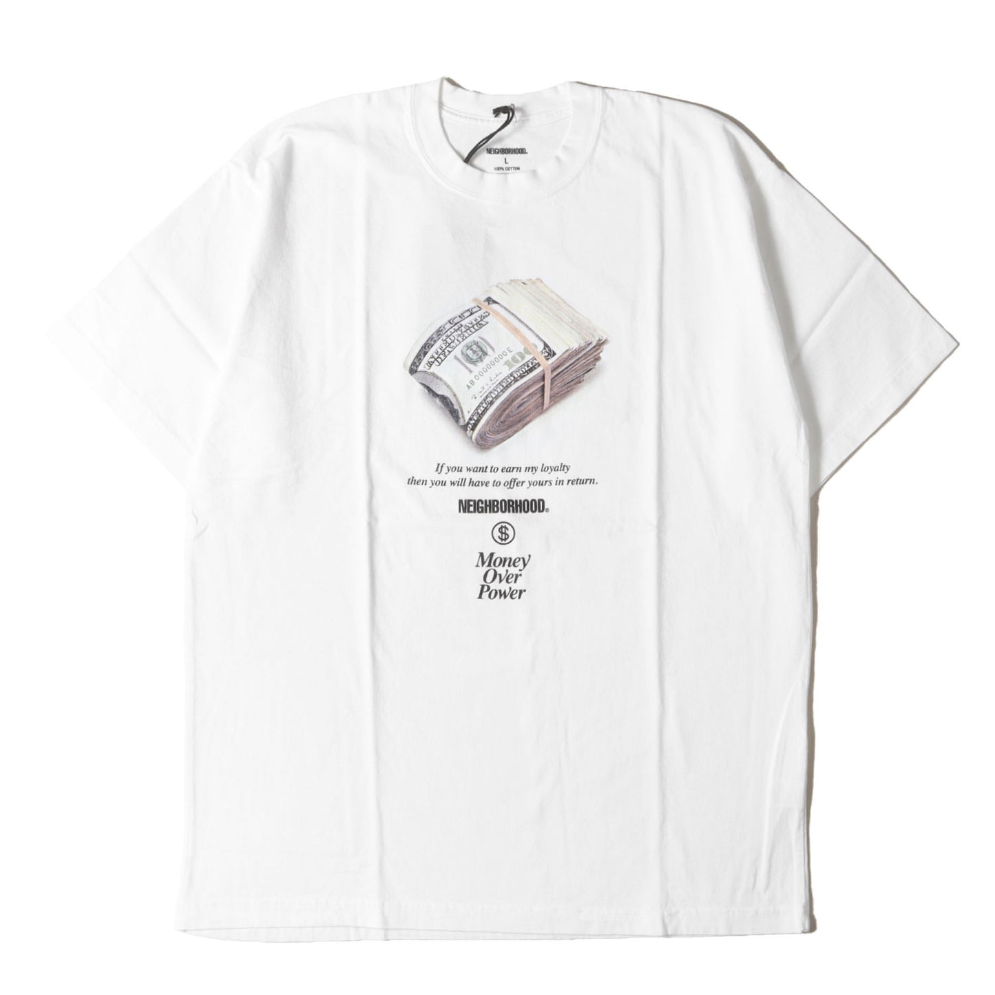 21AW ドル札グラフィック Tシャツ(MOP-1 / C-TEE. SS)