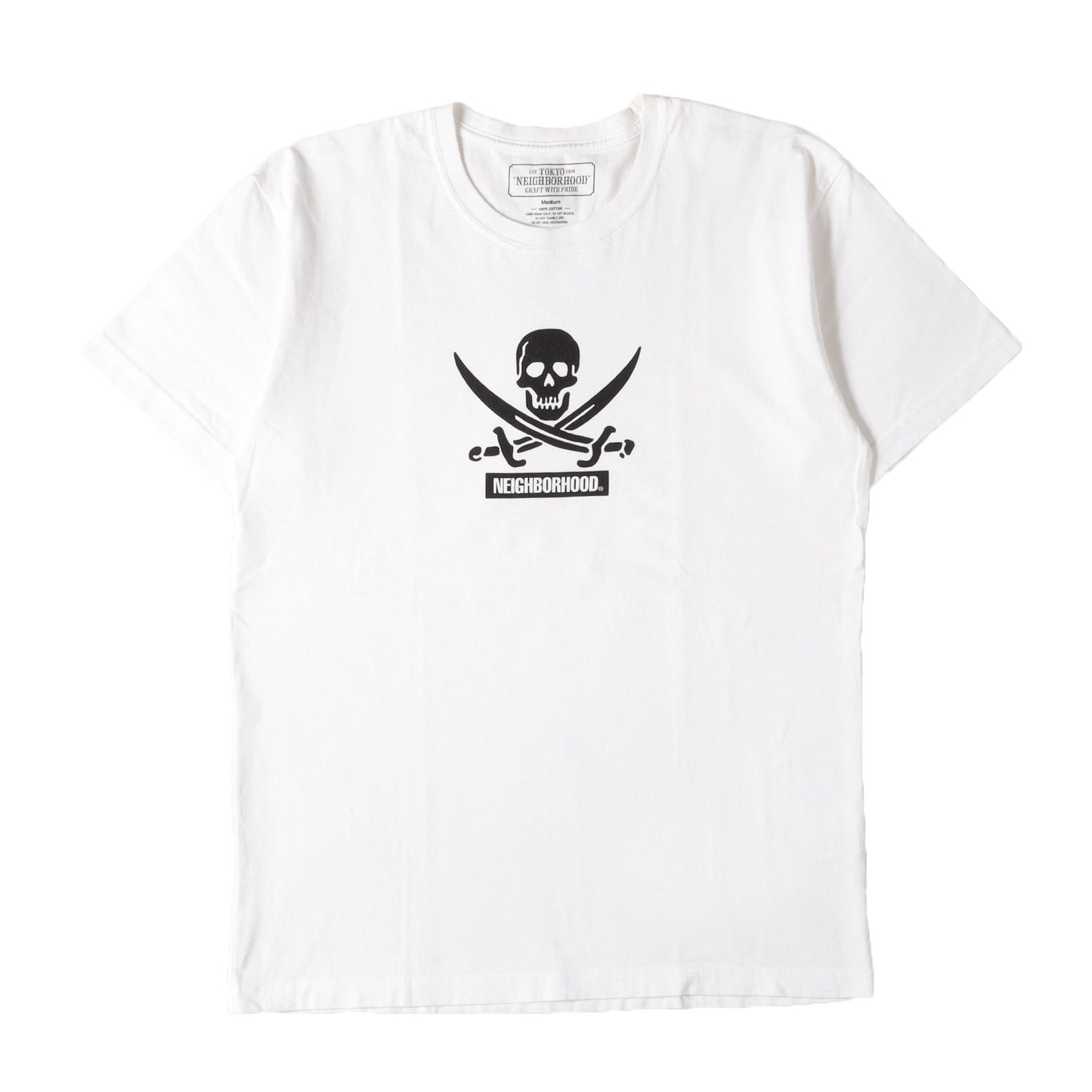 スカルソード クルーネック Tシャツ