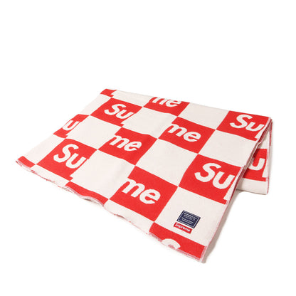 21AW ×Faribault Woolen Mill チェッカー柄 ウール スロー / ブランケット(Checkerboard Wool Throw)