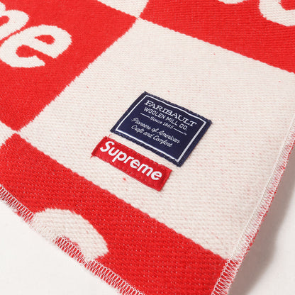 21AW ×Faribault Woolen Mill チェッカー柄 ウール スロー / ブランケット(Checkerboard Wool Throw)