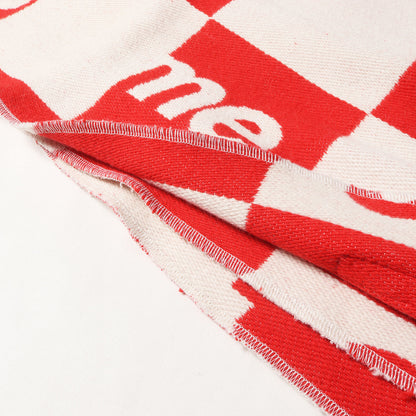 21AW ×Faribault Woolen Mill チェッカー柄 ウール スロー / ブランケット(Checkerboard Wool Throw)