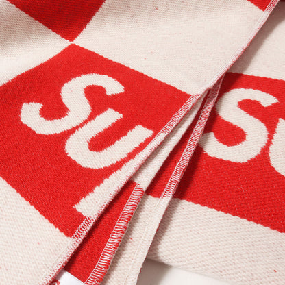 21AW ×Faribault Woolen Mill チェッカー柄 ウール スロー / ブランケット(Checkerboard Wool Throw)