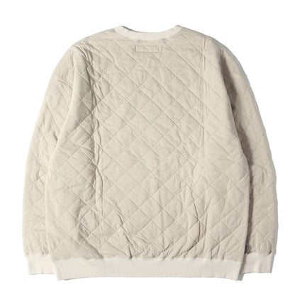 21AW キルティング クルーネック スウェット(QUILT / C-CREW. LS)