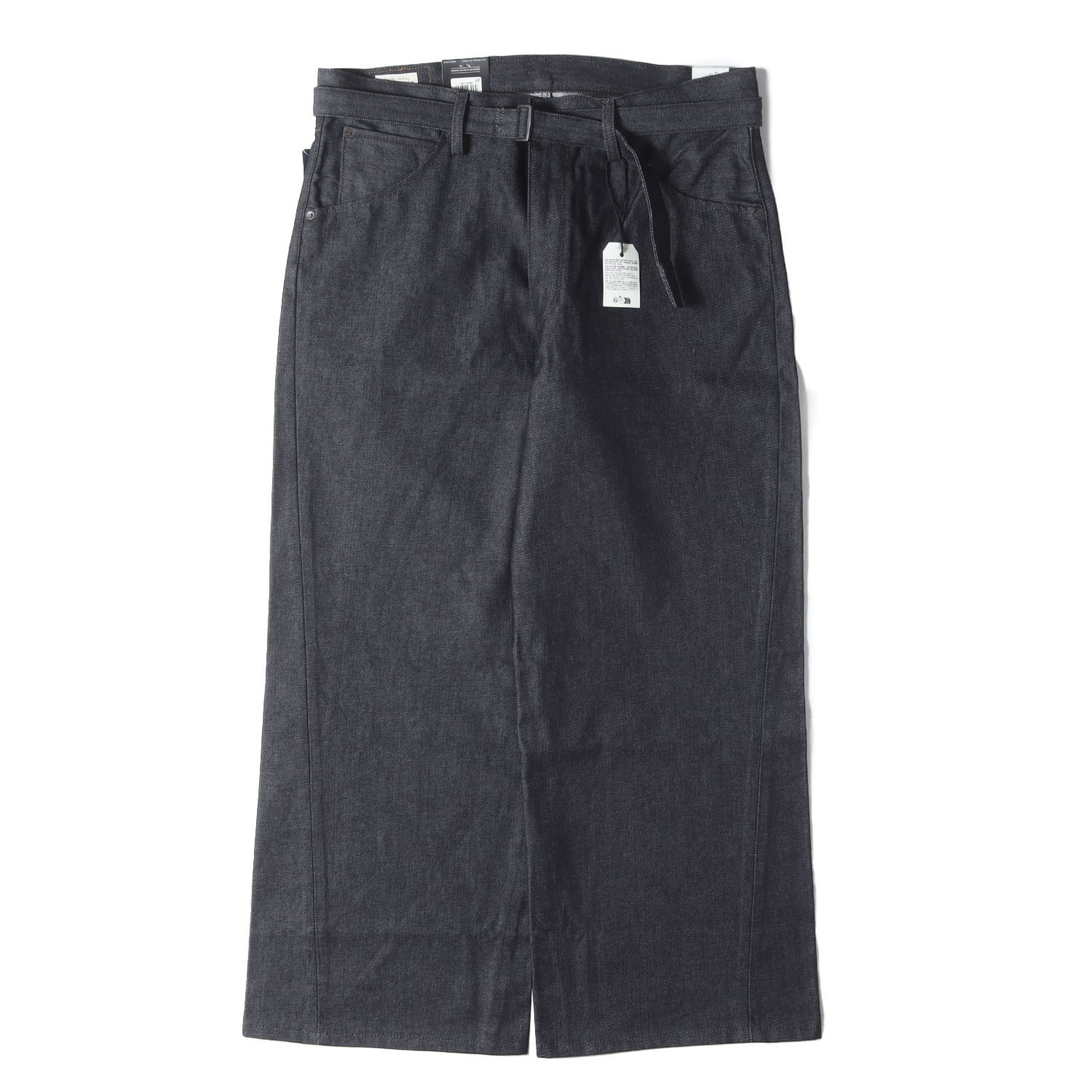 25AW EDIFICE別注 PREMIUM ベルト付き バギー リジッド デニムパンツ(TWISTED BAGGY)