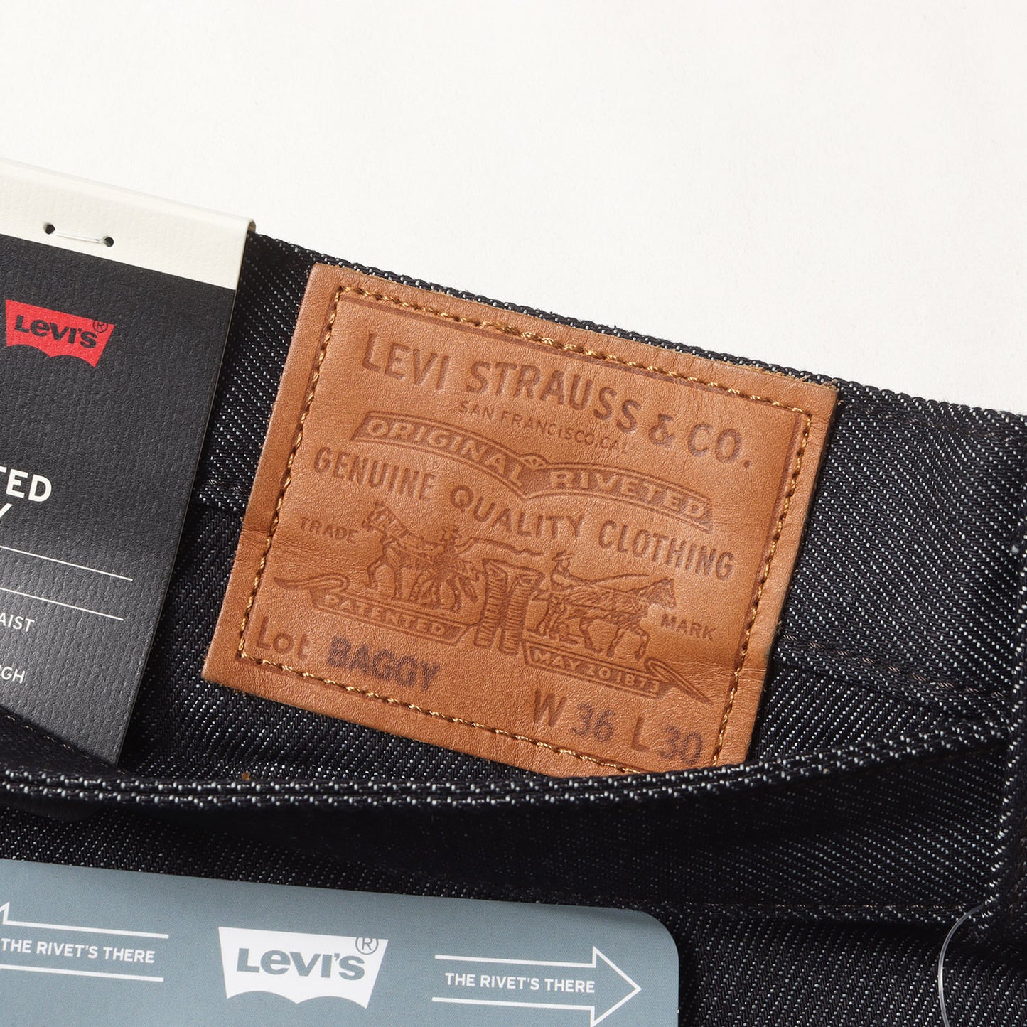 25AW EDIFICE別注 PREMIUM ベルト付き バギー リジッド デニムパンツ(TWISTED BAGGY)
