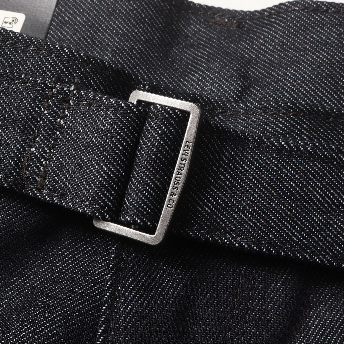 25AW EDIFICE別注 PREMIUM ベルト付き バギー リジッド デニムパンツ(TWISTED BAGGY)