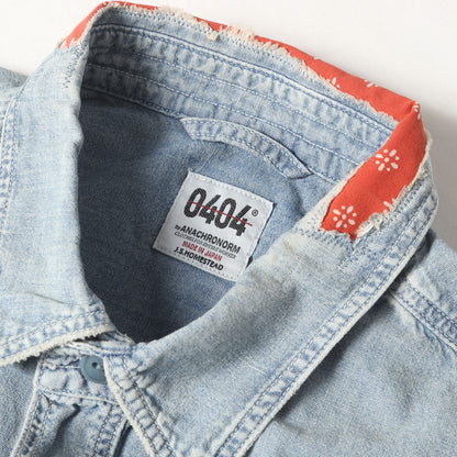 25SS ×J.S.HOMESTEAD 0404 ヴィンテージ シャンブレーシャツ(CHAMBRAY SHIRT )