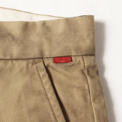 25SS ペンキ加工 ワイド ミリタリー チノパンツ(PAINTED NO TUCK WIDE CHINO TROUSERS)