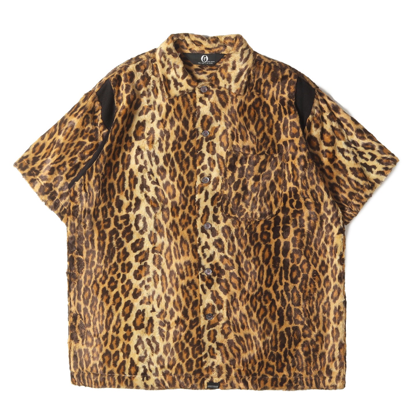 90s 初期モデル レオパード フェイクファー 半袖シャツ(デッドストック / 1994年製)