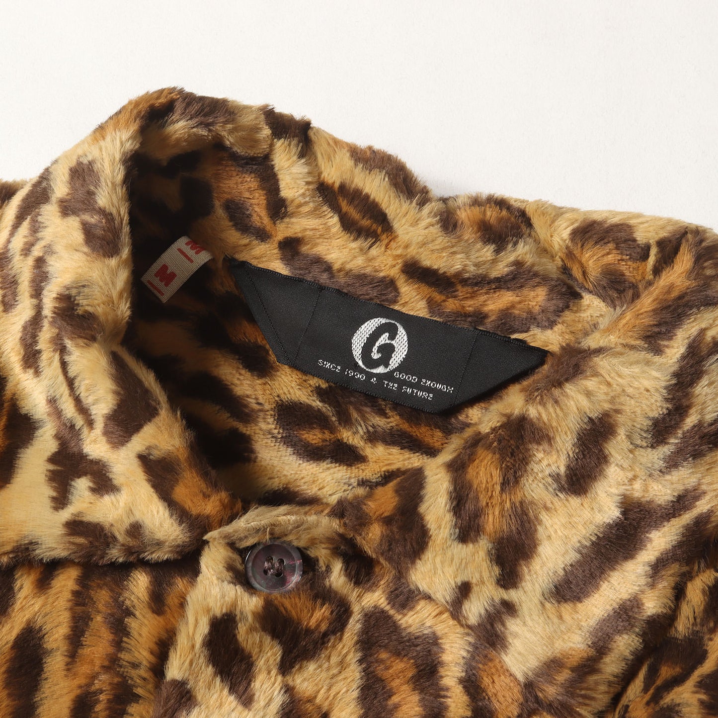 90s 初期モデル レオパード フェイクファー 半袖シャツ(デッドストック / 1994年製)