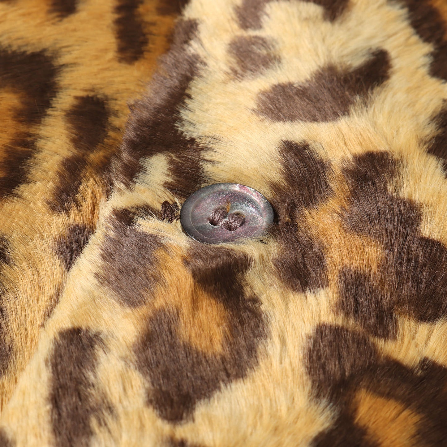 90s 初期モデル レオパード フェイクファー 半袖シャツ(デッドストック / 1994年製)