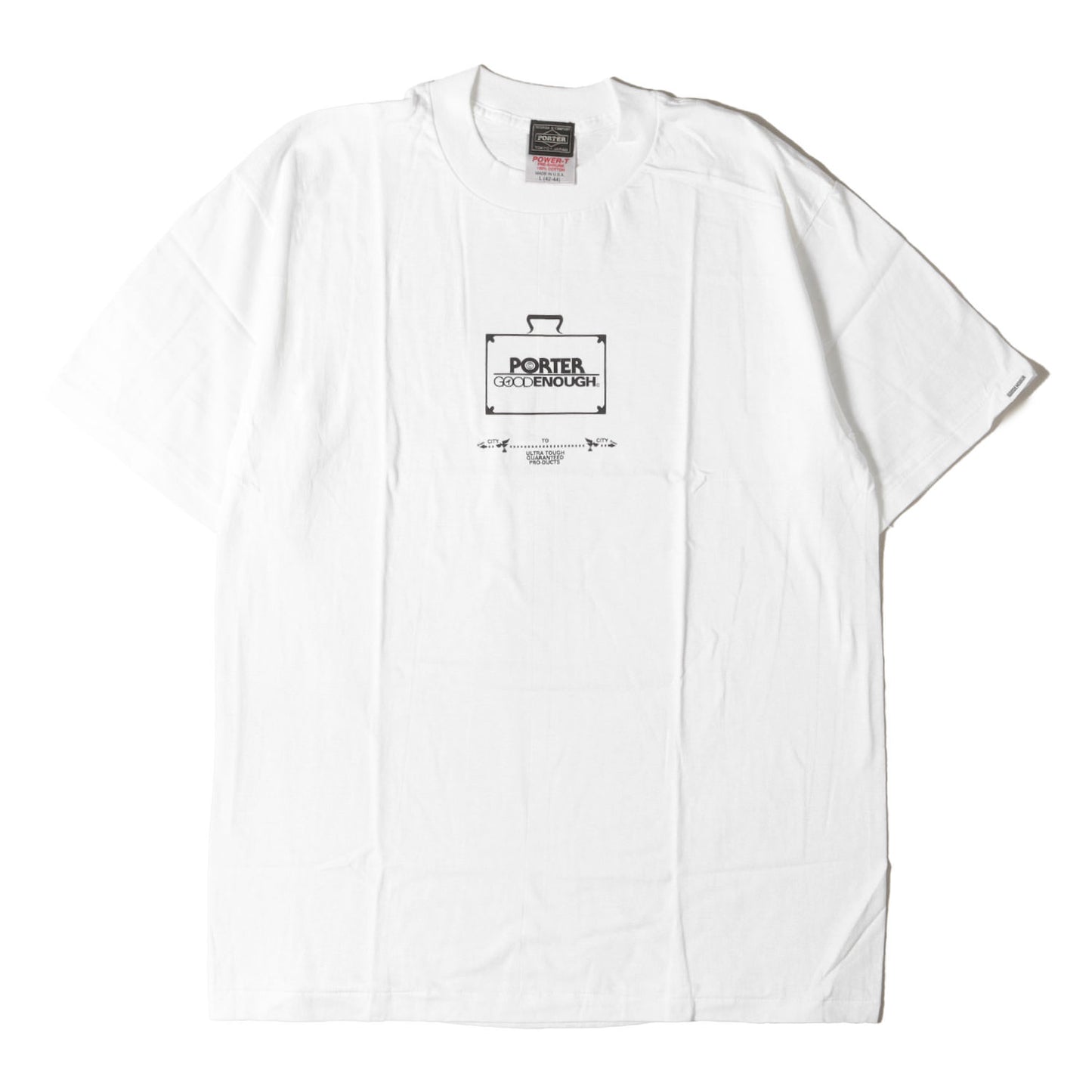 90s ×PORTER トランクロゴ Tシャツ(デッドストック)