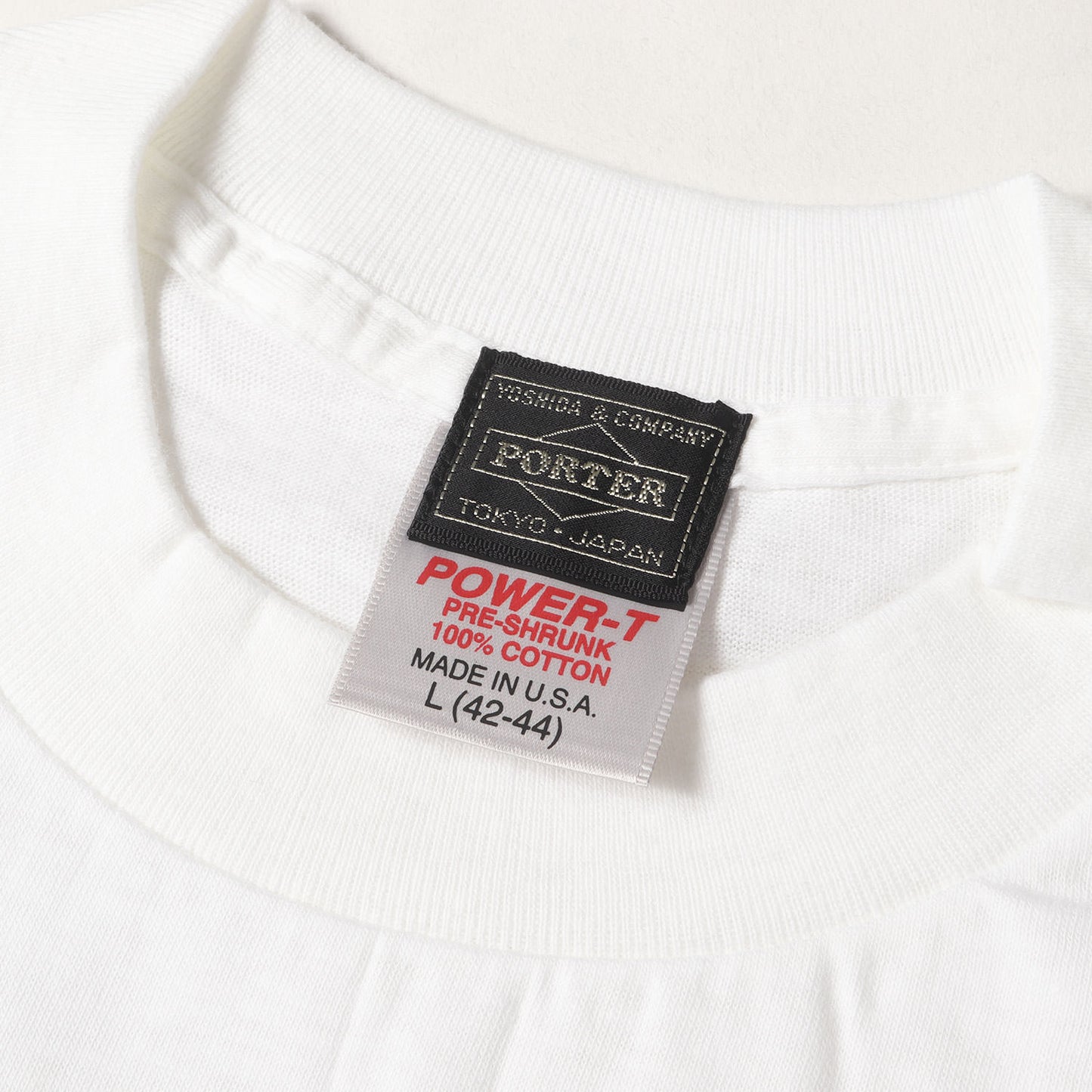 90s ×PORTER トランクロゴ Tシャツ(デッドストック)