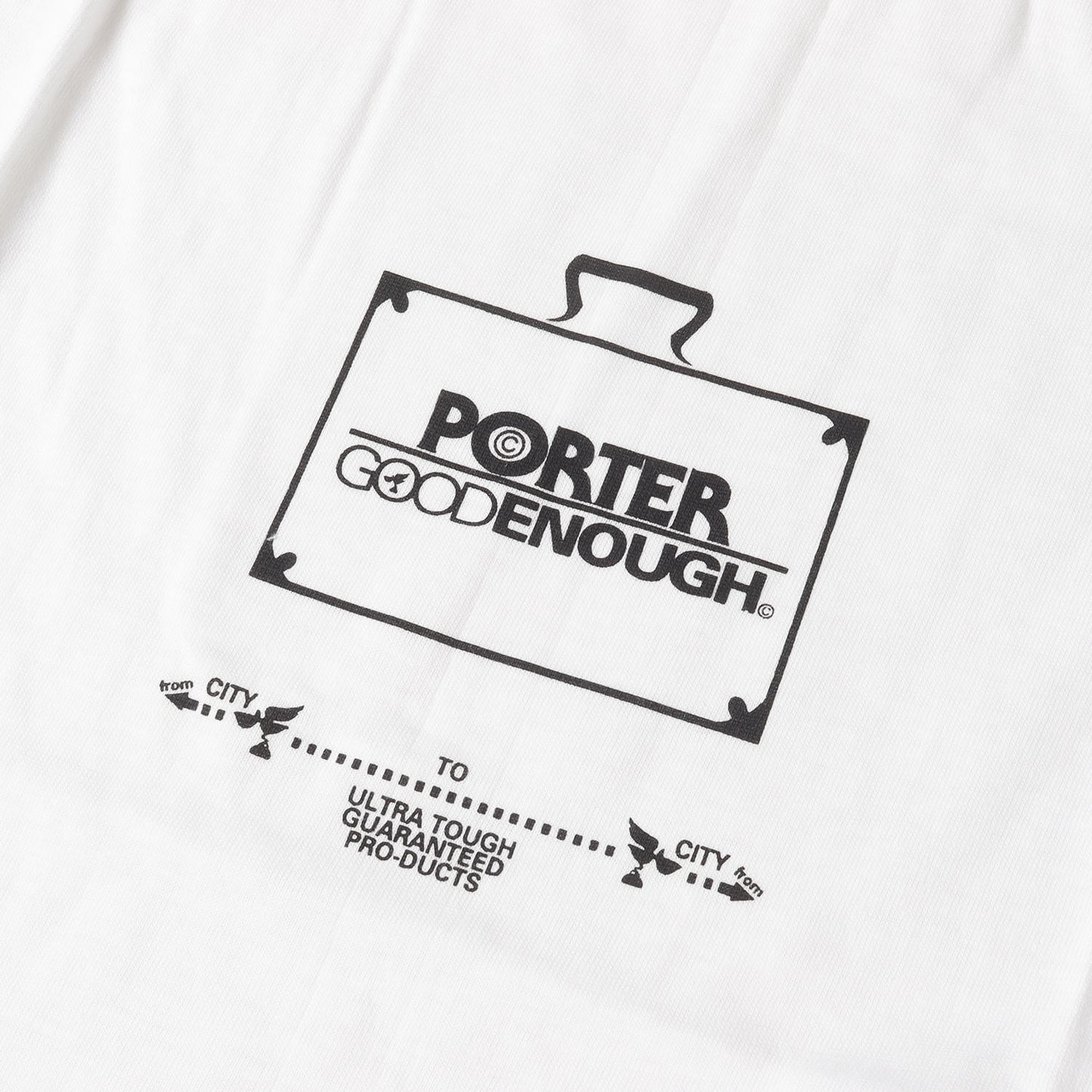 90s ×PORTER トランクロゴ Tシャツ(デッドストック)