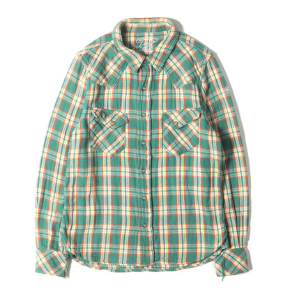 ヘビー ダブルガーゼ ウエスタン チェックシャツ(W-GAZE CHECK SHIRTS)