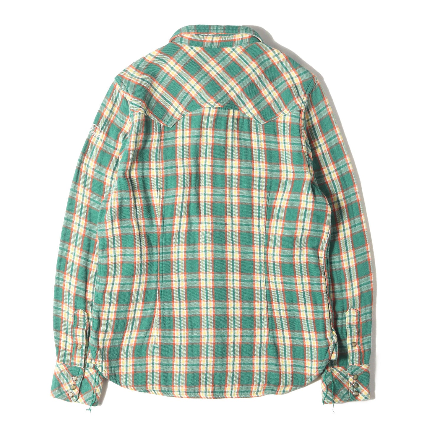 ヘビー ダブルガーゼ ウエスタン チェックシャツ(W-GAZE CHECK SHIRTS)