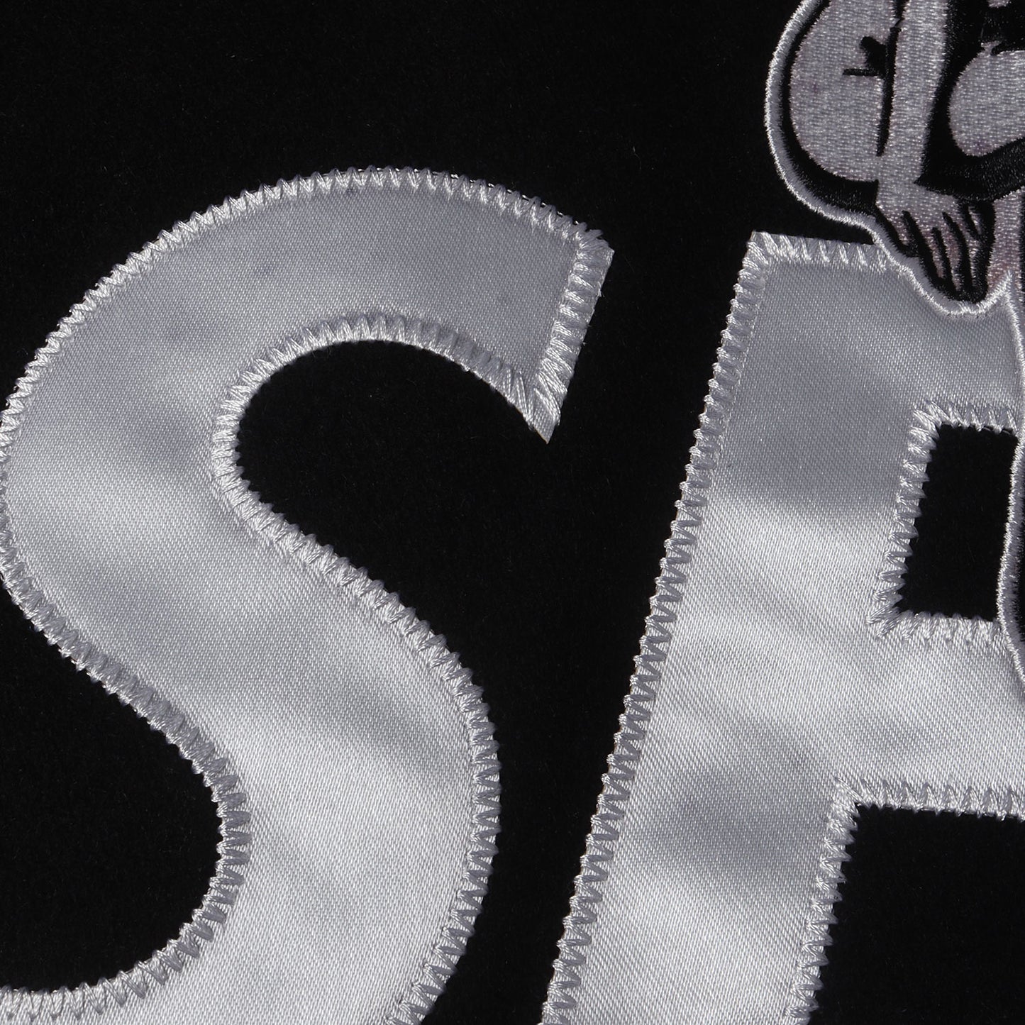 ×HYSTERIC GLAMOUR 袖レザー メルトン スタジャン(WDS STADIUM JUMPER)