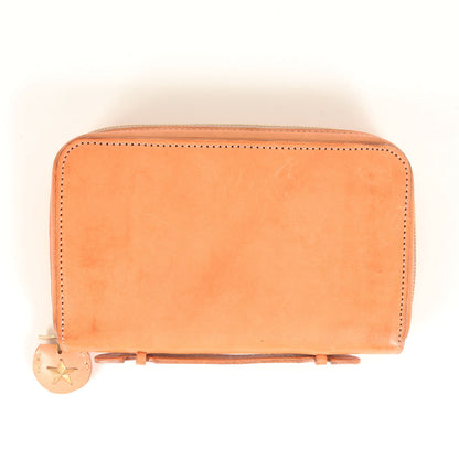 ラウンドジップ レザー オーガナイザーケース