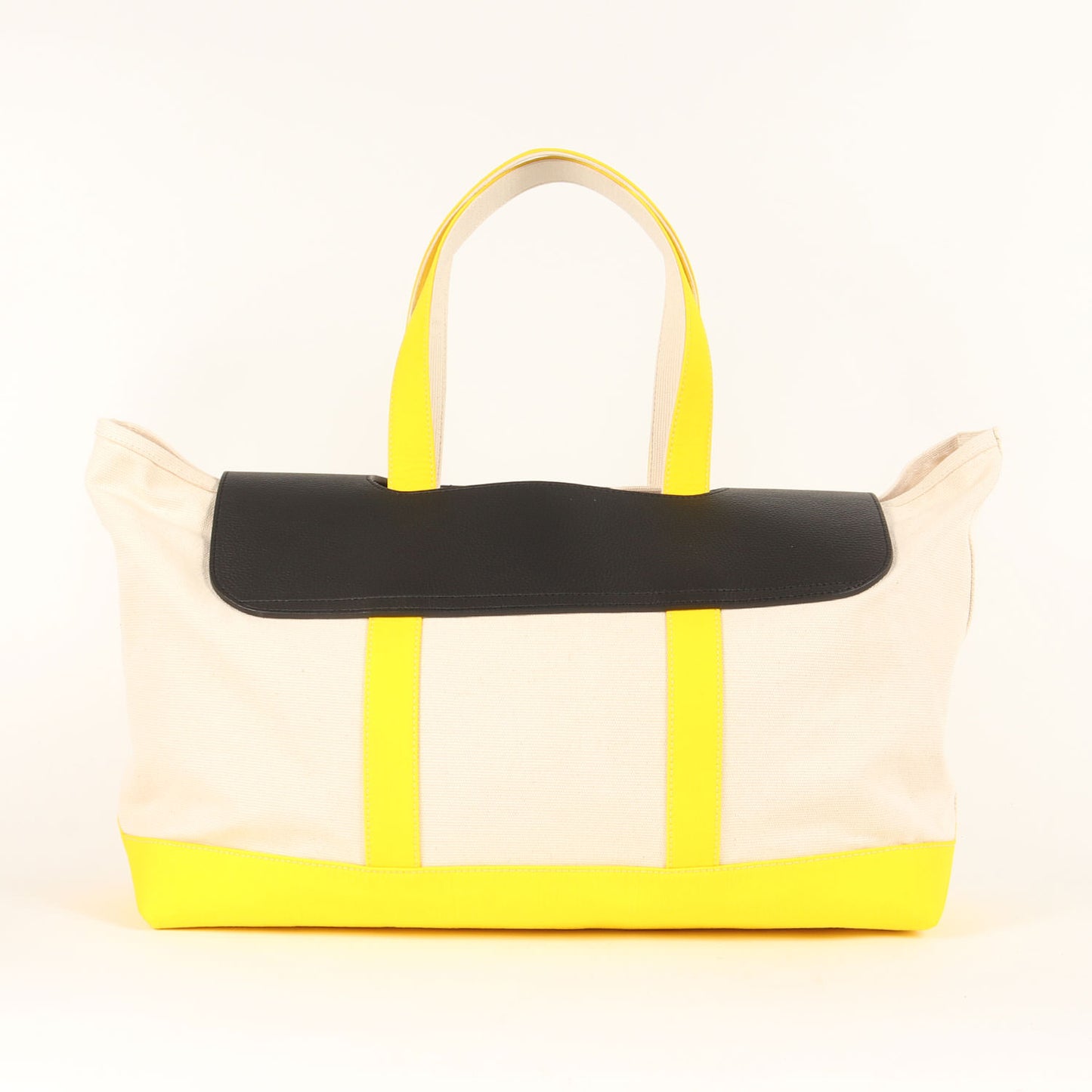 23AW ×Palm Angels GENIUS 8 レザーパーツ付き キャンバストートバッグ(TOTE)