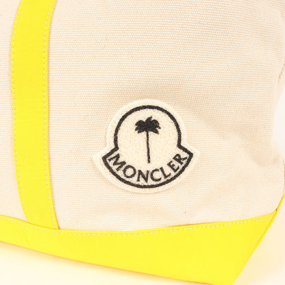 23AW ×Palm Angels GENIUS 8 レザーパーツ付き キャンバストートバッグ(TOTE)