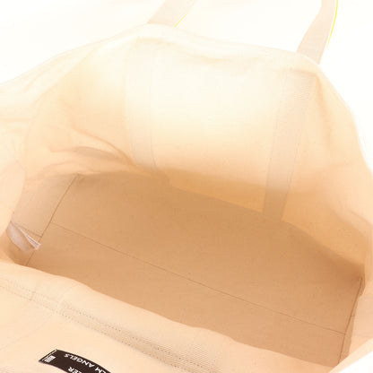 23AW ×Palm Angels GENIUS 8 レザーパーツ付き キャンバストートバッグ(TOTE)