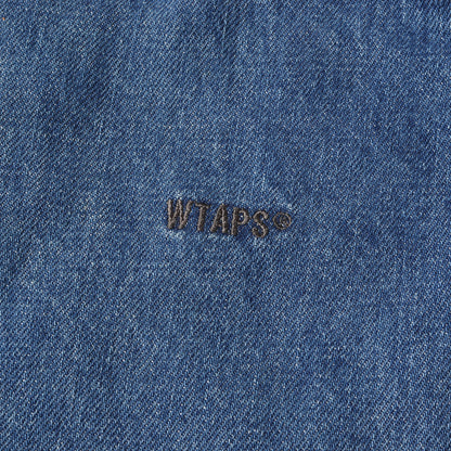 エンボスロゴ 裏地キルティング デニム フード ジャケット(VICE / JACKET)