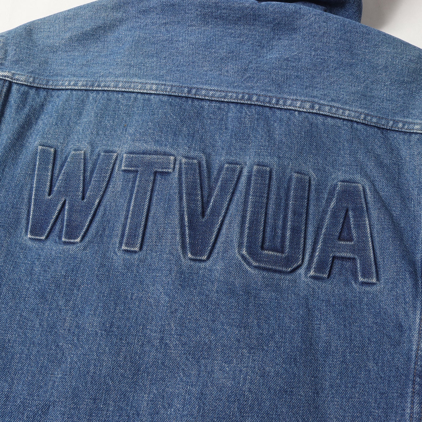 エンボスロゴ 裏地キルティング デニム フード ジャケット(VICE / JACKET)