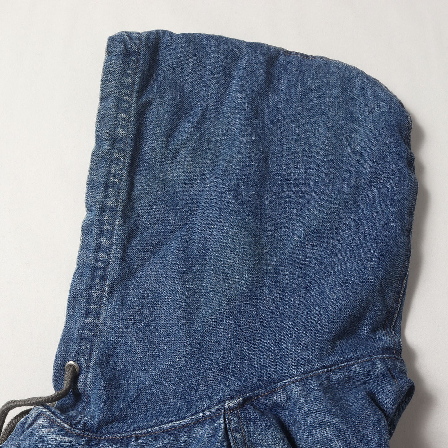 エンボスロゴ 裏地キルティング デニム フード ジャケット(VICE / JACKET)