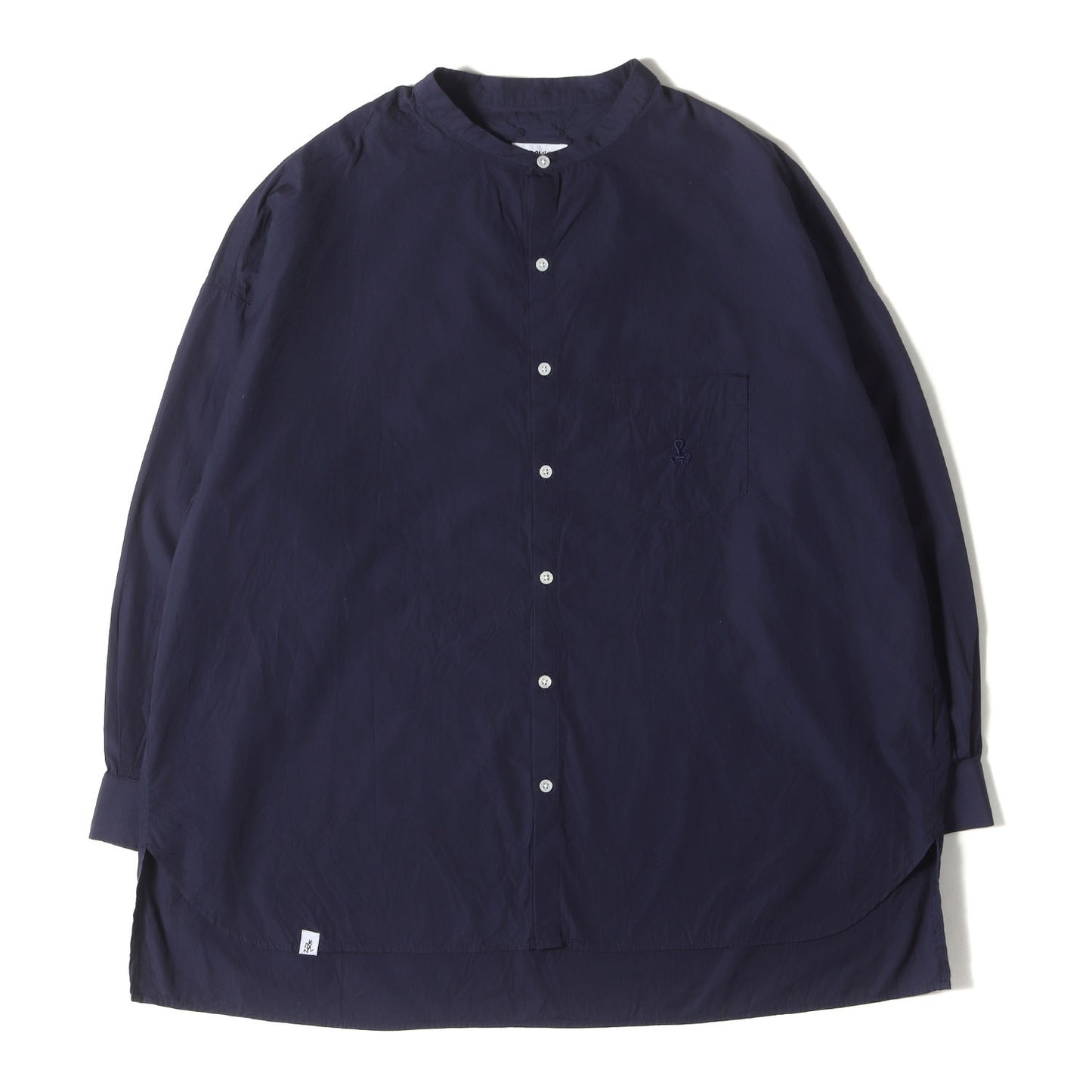 21AW 直営店限定 ×GRAMICCI オーバーサイズ バンドカラーシャツ(BAND COLLAR SHIRT)