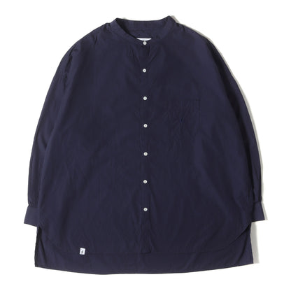 21AW 直営店限定 ×GRAMICCI オーバーサイズ バンドカラーシャツ(BAND COLLAR SHIRT)