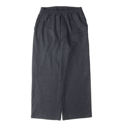 24AW ウール スムース フランネル イージー ワイド パンツ(Wool Smooth Flannel Easy Wide Pants)