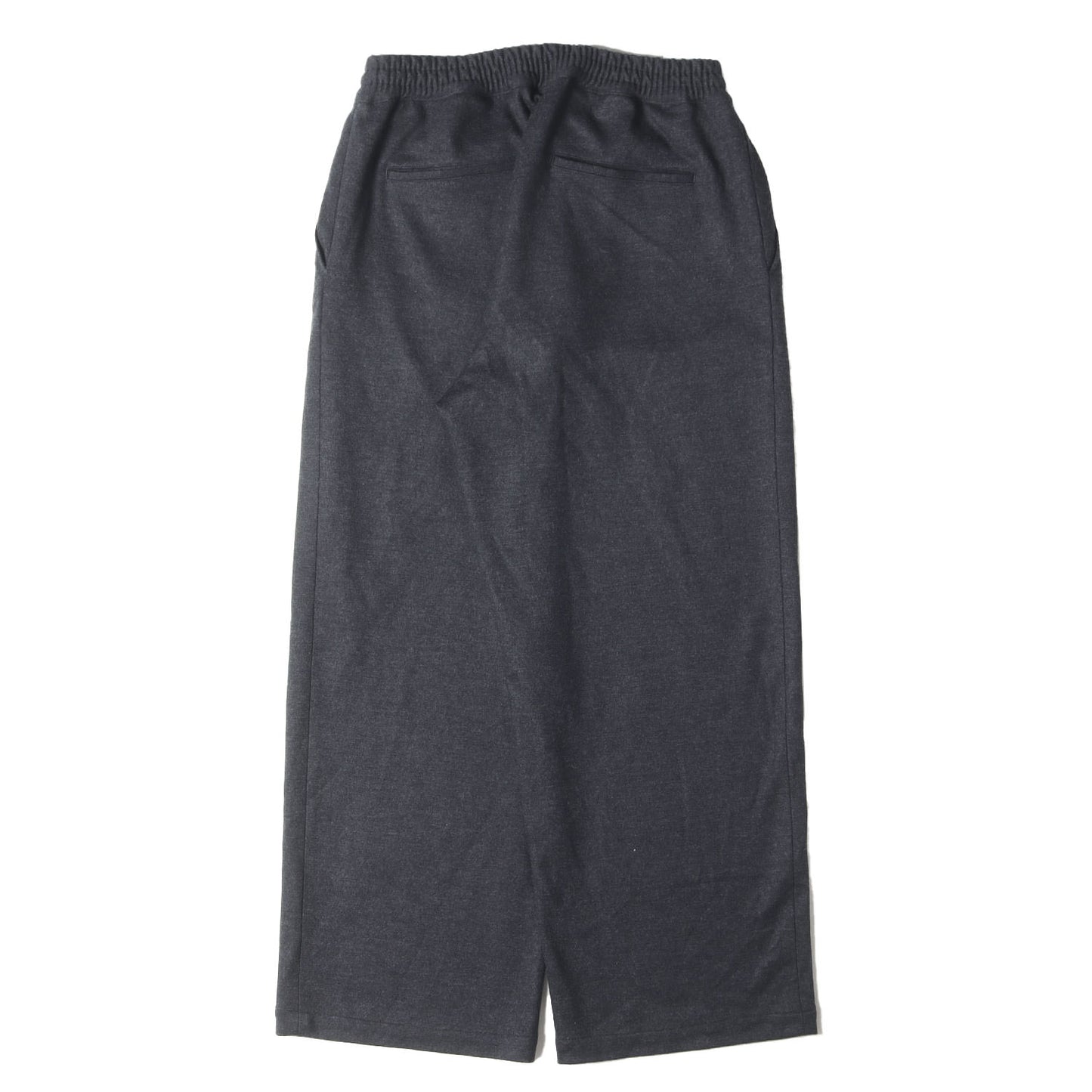 24AW ウール スムース フランネル イージー ワイド パンツ(Wool Smooth Flannel Easy Wide Pants)