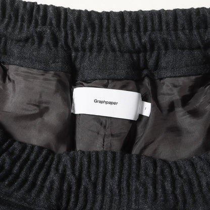 24AW ウール スムース フランネル イージー ワイド パンツ(Wool Smooth Flannel Easy Wide Pants)