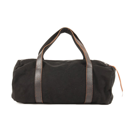 90s Gロゴ レザーハンドル キャンバス ドラムバッグ