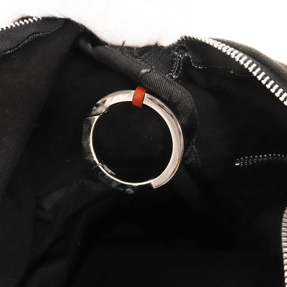 90s Gロゴ レザーハンドル キャンバス ドラムバッグ