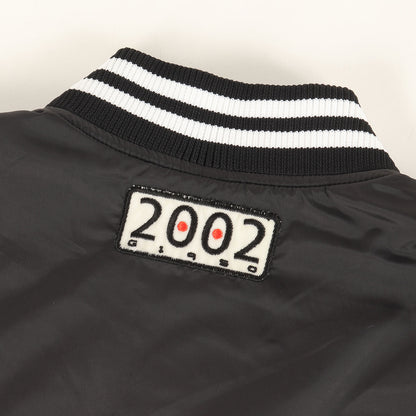 00s 限定 ワッペンロゴ ポリエステルタフタ スタジャン