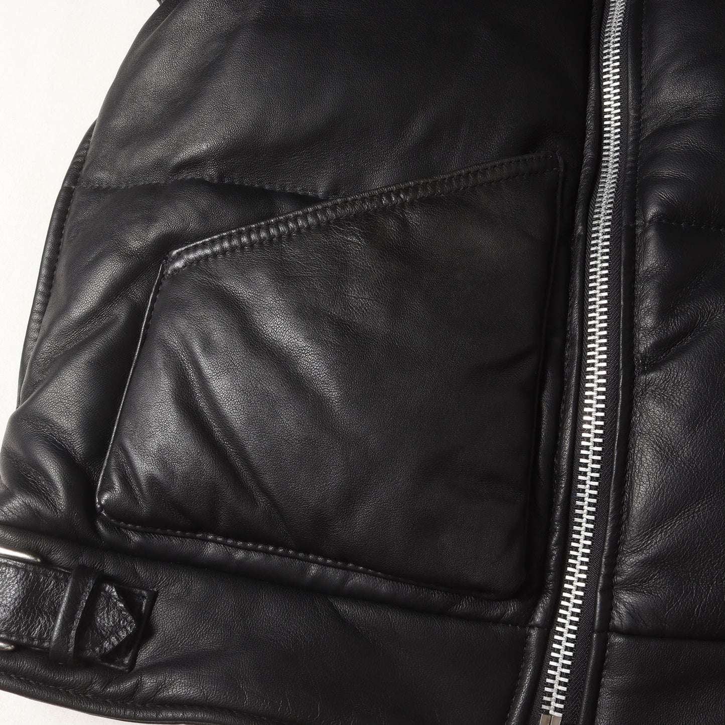 00s ×Schott B-3 ラムスキンレザー ダウンジャケット