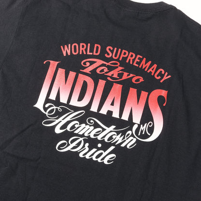 グラデーションロゴ クルーネック Tシャツ