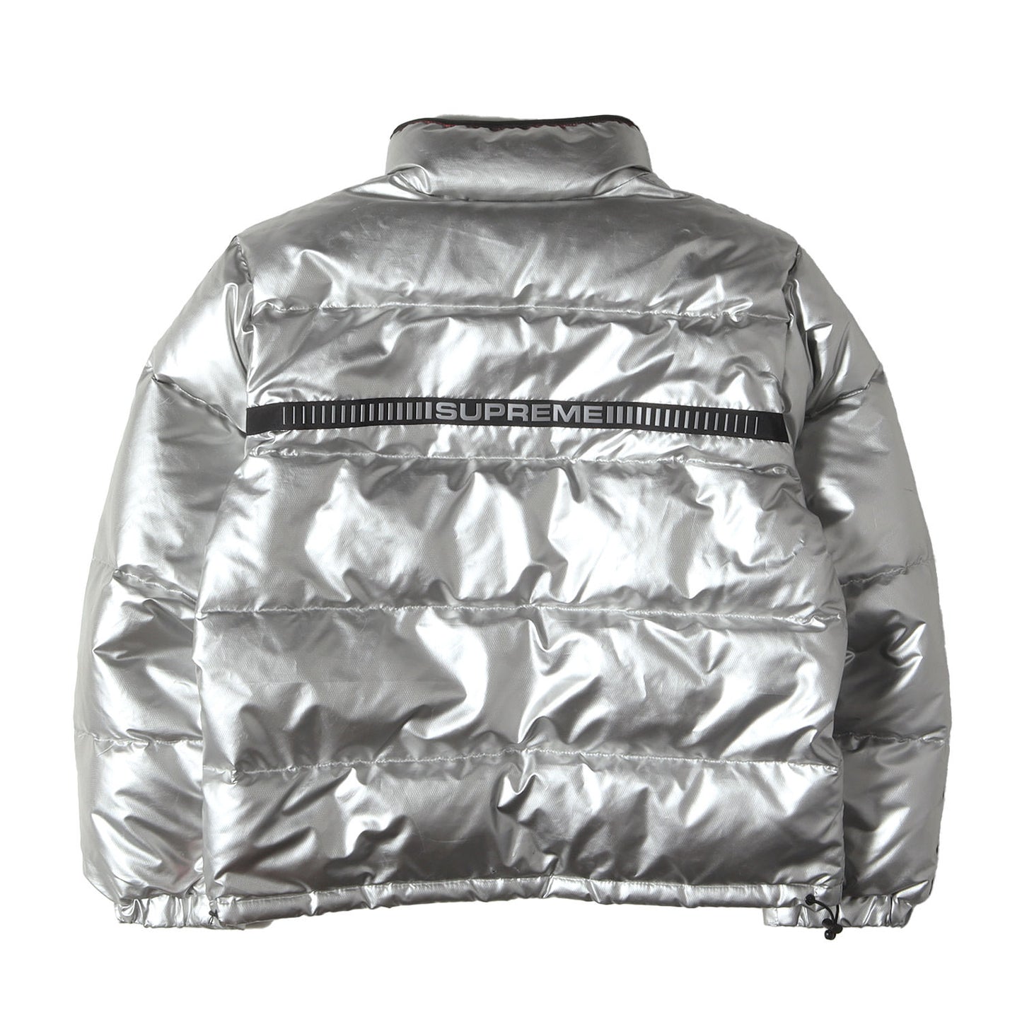 リフレクターロゴテープ パフィー ダウンジャケット(Reflective Sleeve Logo Puffy Jacket)