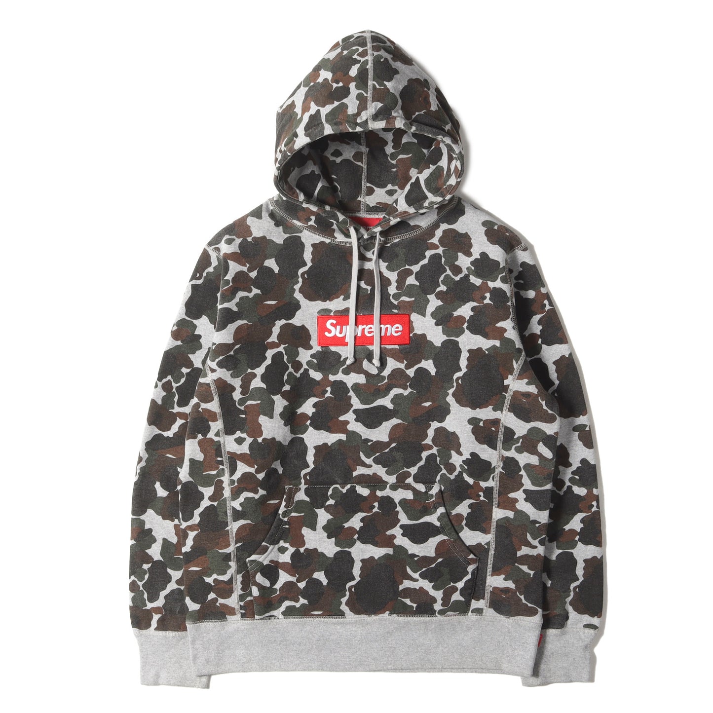 ダックハンターカモ BOXロゴ スウェットパーカー(Box Logo Hooded Sweatshirt)