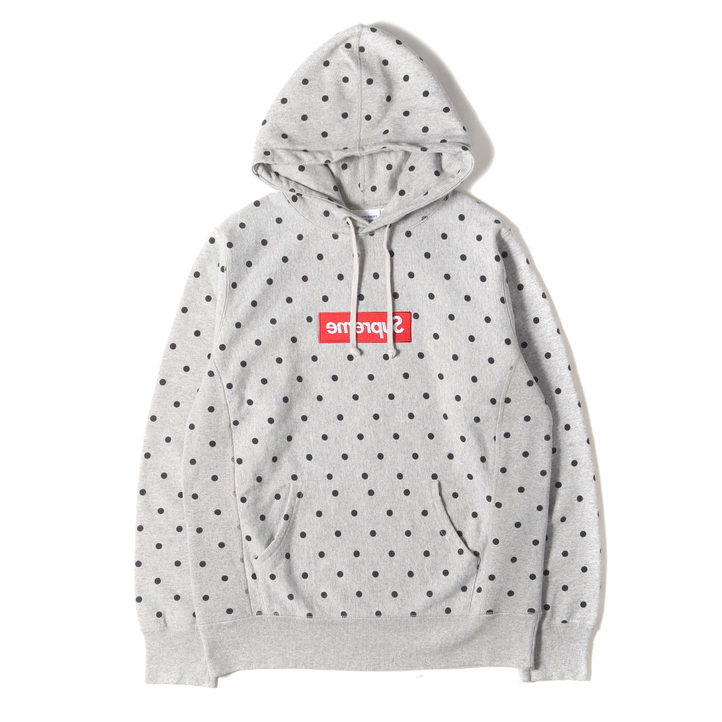 ×COMME des GARCONS SHIRT ドット柄 BOXロゴ スウェットパーカー(Box Logo Hoodie)