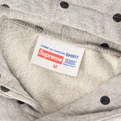 ×COMME des GARCONS SHIRT ドット柄 BOXロゴ スウェットパーカー(Box Logo Hoodie)