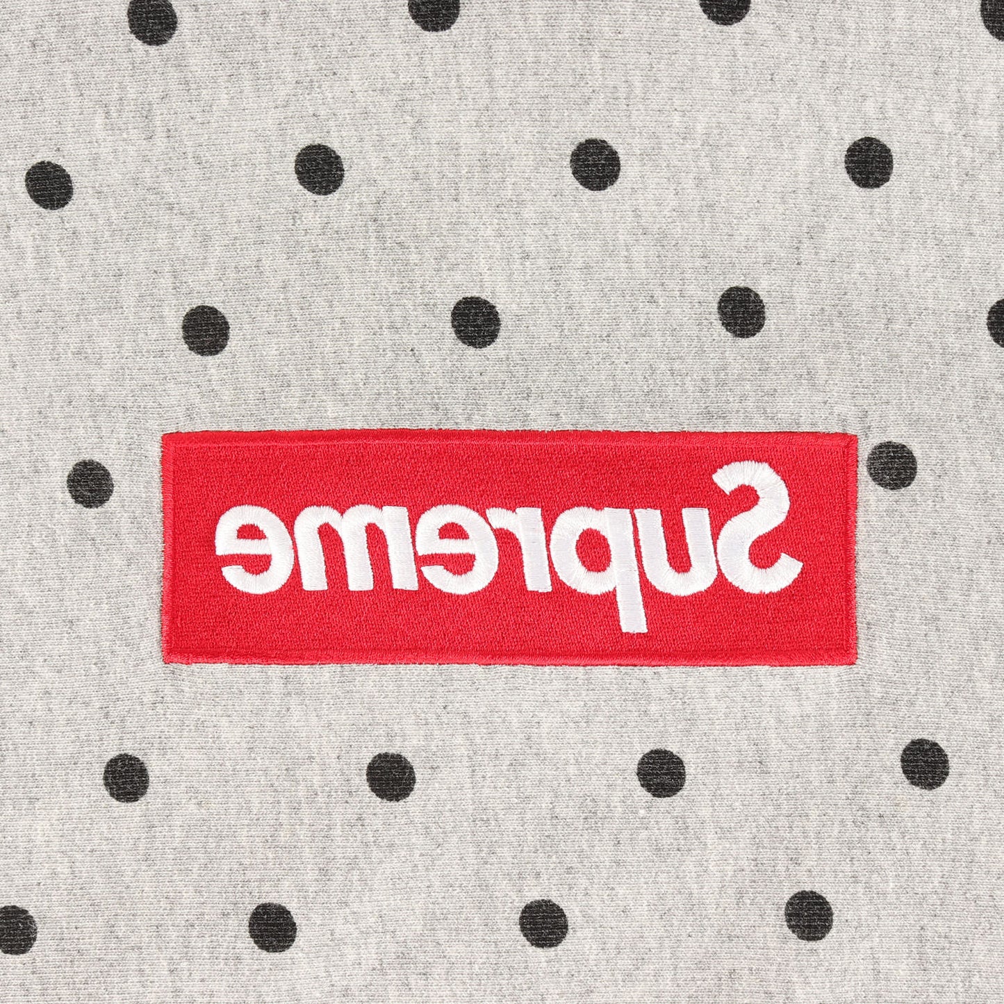 ×COMME des GARCONS SHIRT ドット柄 BOXロゴ スウェットパーカー(Box Logo Hoodie)