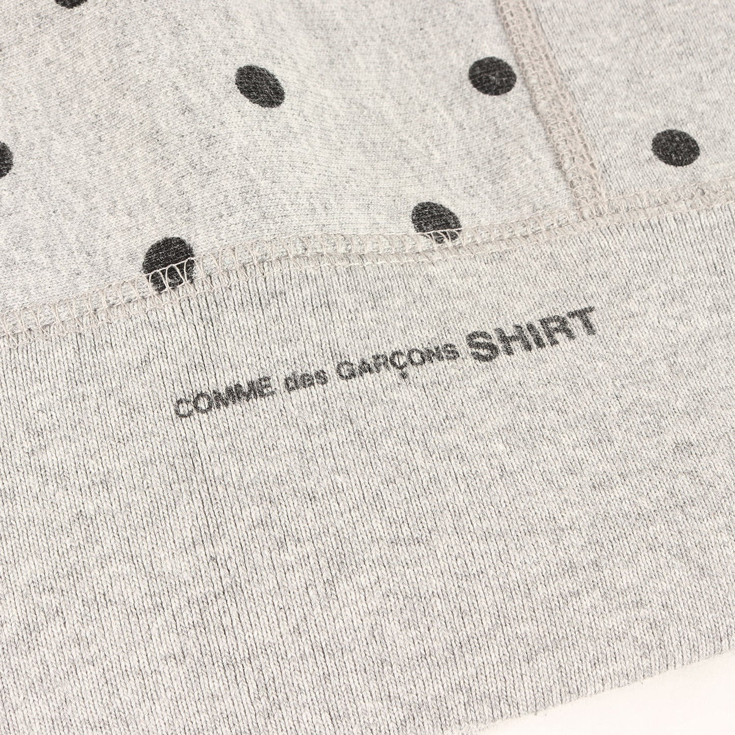 ×COMME des GARCONS SHIRT ドット柄 BOXロゴ スウェットパーカー(Box Logo Hoodie)