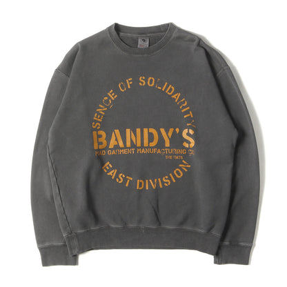 25SS ピグメントダイ加工 クルーネック スウェット(PIGMENT DYED CREW NECK SWEAT)